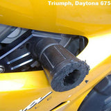 Triumph Daytona 675 2011 2012 Street Triple 675 FRAME SLIDER (LEFT SIDE) GB Racing