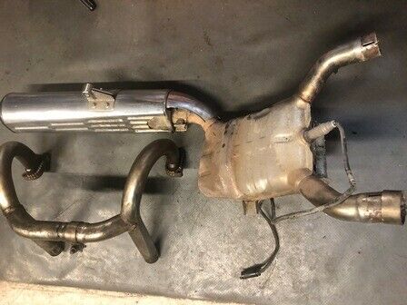 BMW R850R R 850R Exhaust Downpipes End Can 2005