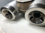 Ducati Multistrada 1000 DS Exhaust End Cans with Link Pipe 2004 2006 2007